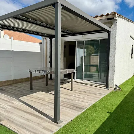Studio Plein Sud - 3 Pers - Agde - Terrasse - Barbecue - Clim - Parking -Histoire De Cles * 아그