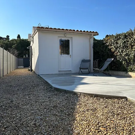 Studio Plein Sud - 3 Pers - Agde - Terrasse - Barbecue - Clim - Parking -Histoire De Cles 아파트 *